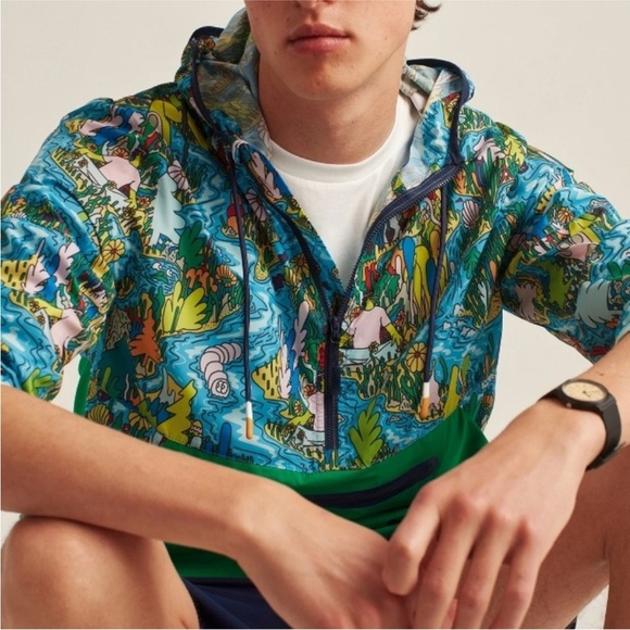 Bonobos Fielder Lightweight Anorak Pullover Jacket Windbreaker Skater Gorpcore - Picture 10 of 15